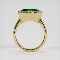 5.30 Ct. Emerald Ring, 18K Yellow Gold 3
