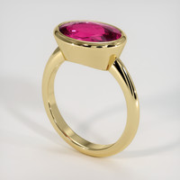 3.99 Ct. Gemstone Ring, 18K Yellow Gold 2