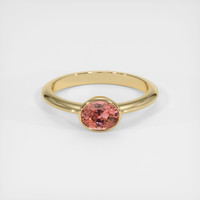 1.12 Ct. Sapphire Ring, 18K Yellow Gold 1