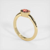 1.12 Ct. Sapphire Ring, 18K Yellow Gold 2