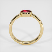 0.50 Ct. Ruby Ring, 18K Yellow Gold 3