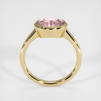 3.21 Ct. Pink Sapphire Ring, 18K Yellow Gold 3