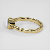 1.83 Ct. Bluish Grey Sapphire Ring, 18K Yellow Gold 4