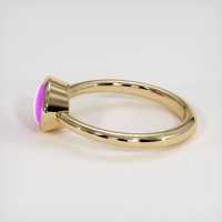 2.20 Ct. Purple Sapphire Ring, 18K Yellow Gold 4