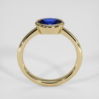1.14 Ct. Blue Sapphire Ring, 18K Yellow Gold 3
