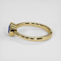 1.14 Ct. Blue Sapphire Ring, 18K Yellow Gold 4