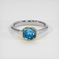 1.98 Ct. Gemstone Ring, 14K Yellow & White 1