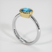 1.98 Ct. Gemstone Ring, 14K Yellow & White 2