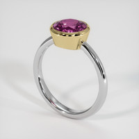 2.10 Ct. Gemstone Ring, 14K Yellow & White 2