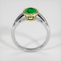 1.16 Ct. Emerald Ring, 18K Yellow & White 3