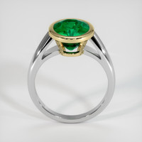 2.95 Ct. Emerald Ring, 18K Yellow & White 3