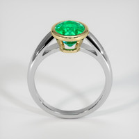 2.01 Ct. Emerald Ring, 18K Yellow & White 3