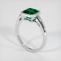 1.83 Ct. Emerald Ring, Platinum 950 2