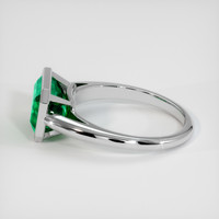 2.65 Ct. Emerald Ring, Platinum 950 4