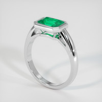 1.38 Ct. Emerald Ring, Platinum 950 2