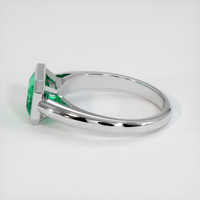 1.38 Ct. Emerald Ring, Platinum 950 4