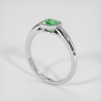1.21 Ct. Emerald Ring, Platinum 950 2