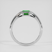 1.00 Ct. Emerald Ring, Platinum 950 3