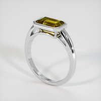 2.48 Ct. Gemstone Ring, Platinum 950 2