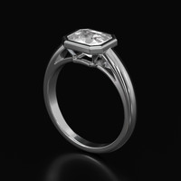 1.20 Ct. Gemstone Ring, Platinum 950 2