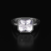 2.92 Ct. Gemstone Ring, Platinum 950 1
