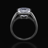 2.92 Ct. Gemstone Ring, Platinum 950 3