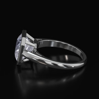 2.92 Ct. Gemstone Ring, Platinum 950 4