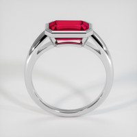 2.23 Ct. Ruby Ring, Platinum 950 3