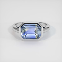 4.33 Ct. Bi Color Sapphire Ring, Platinum 950 1