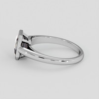 2.36 Ct. Bi Color Sapphire Ring, Platinum 950 4