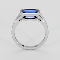 2.06 Ct. Blue Sapphire Ring, Platinum 950 3