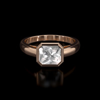 1.20 Ct. Gemstone Ring, 14K Rose Gold 1