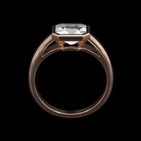 1.20 Ct. Gemstone Ring, 14K Rose Gold 3