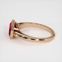 2.23 Ct. Ruby Ring, 14K Rose Gold 4