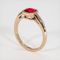 1.03 Ct. Ruby Ring, 14K Rose Gold 2