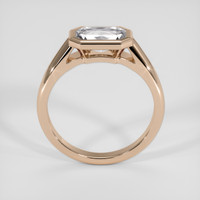 1.64 Ct. White Sapphire Ring, 14K Rose Gold 3