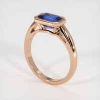 1.46 Ct. Sapphire Ring, 18K Rose Gold 2