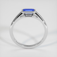 0.92 Ct. Blue Sapphire Ring, 10K White Gold 3