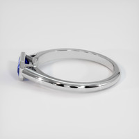0.92 Ct. Blue Sapphire Ring, 10K White Gold 4