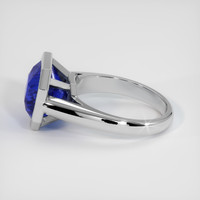8.03 Ct. Blue Sapphire Ring, 10K White Gold 4