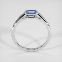 0.68 Ct. Blue Sapphire Ring, 10K White Gold 3
