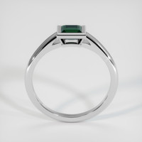 0.70 Ct. Bluish Green Sapphire Ring, 10K White Gold 3