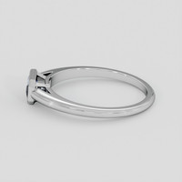 0.72 Ct. Blue Sapphire Ring, 10K White Gold 4