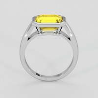 3.54 Ct. Yellow Sapphire Ring, 10K White Gold 3