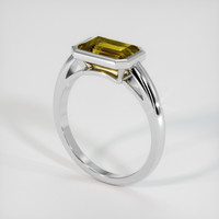 2.48 Ct. Gemstone Ring, 14K White Gold 2