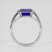 2.75 Ct. Violetish Blue Tanzanite Ring, 14K White Gold 3