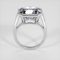 5.77 Ct. White Goshenite Ring, 14K White Gold 3