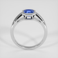0.92 Ct. Blue Sapphire Ring, 14K White Gold 3