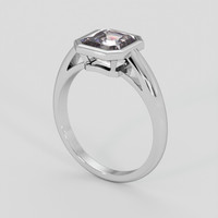 2.36 Ct. Bi Color Sapphire Ring, 14K White Gold 2