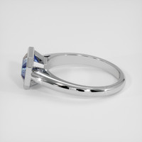 1.95 Ct. Bi Color Sapphire Ring, 14K White Gold 4